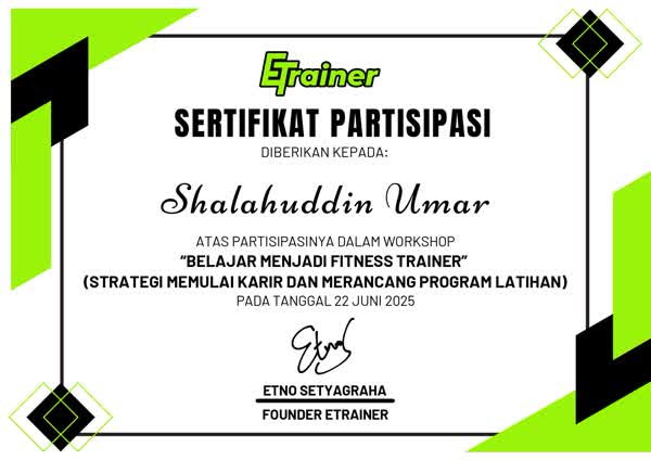 Workshop Fitness Trainer